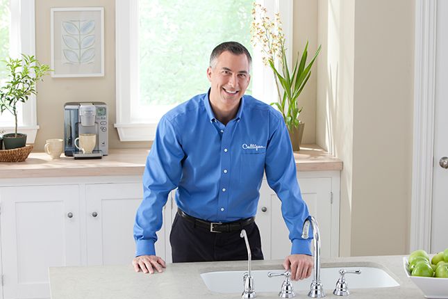 Culligan Man in Kitchen